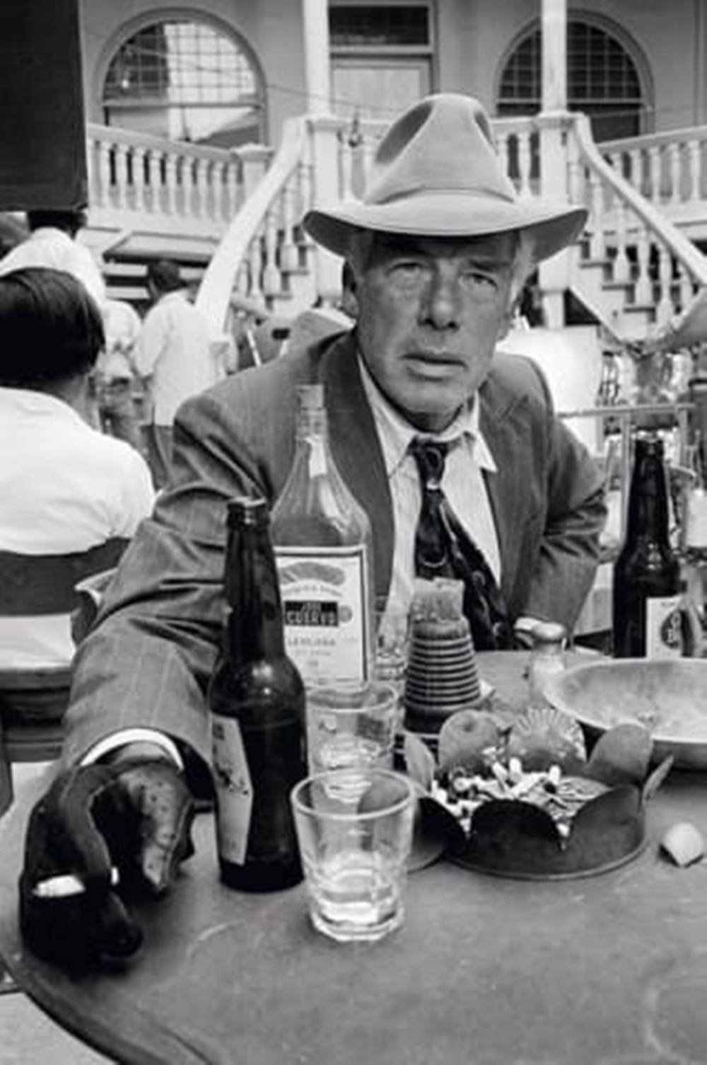 Lee Marvin Enjoying A Drink.