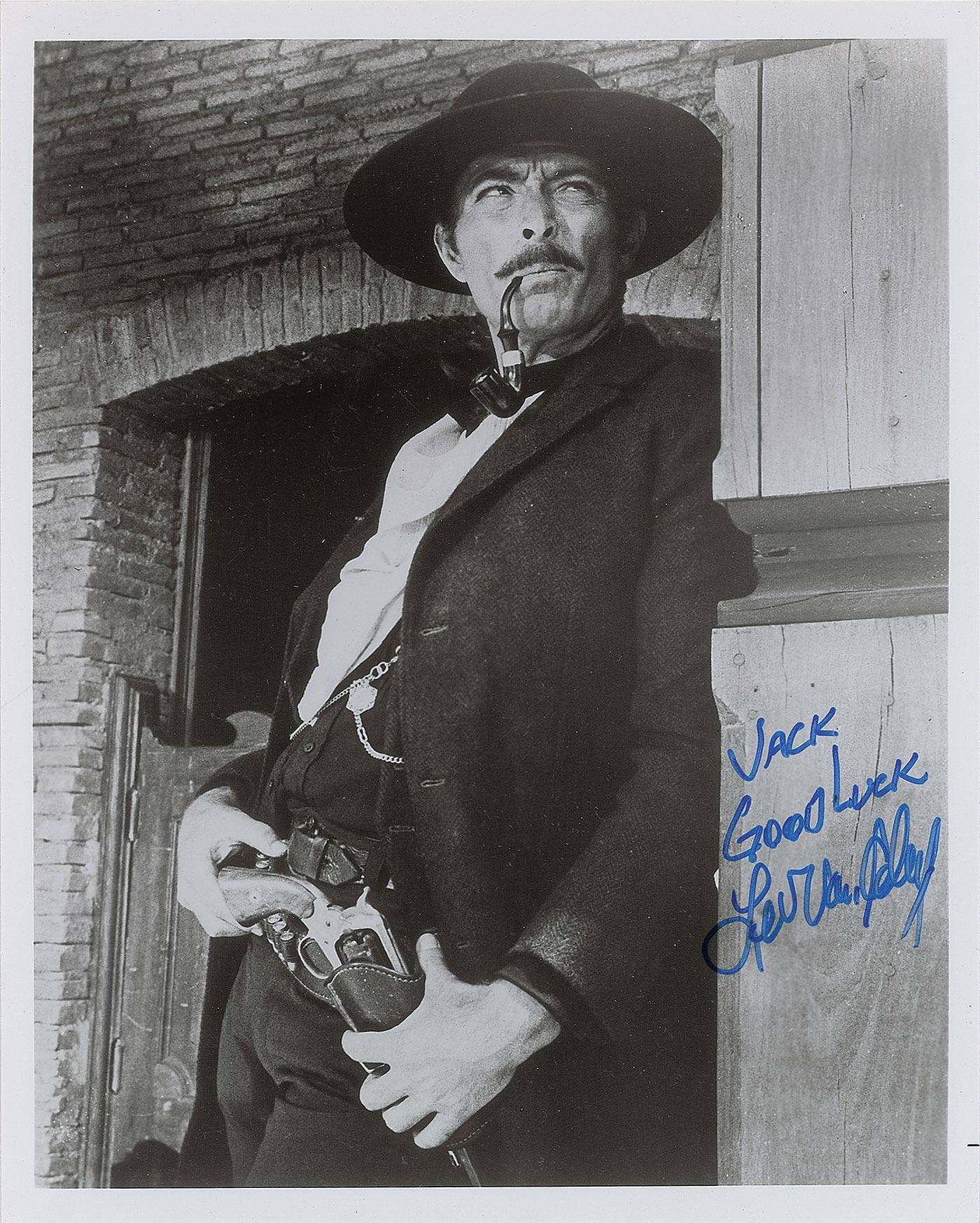 Lee Van Cleef Autographed Photograph