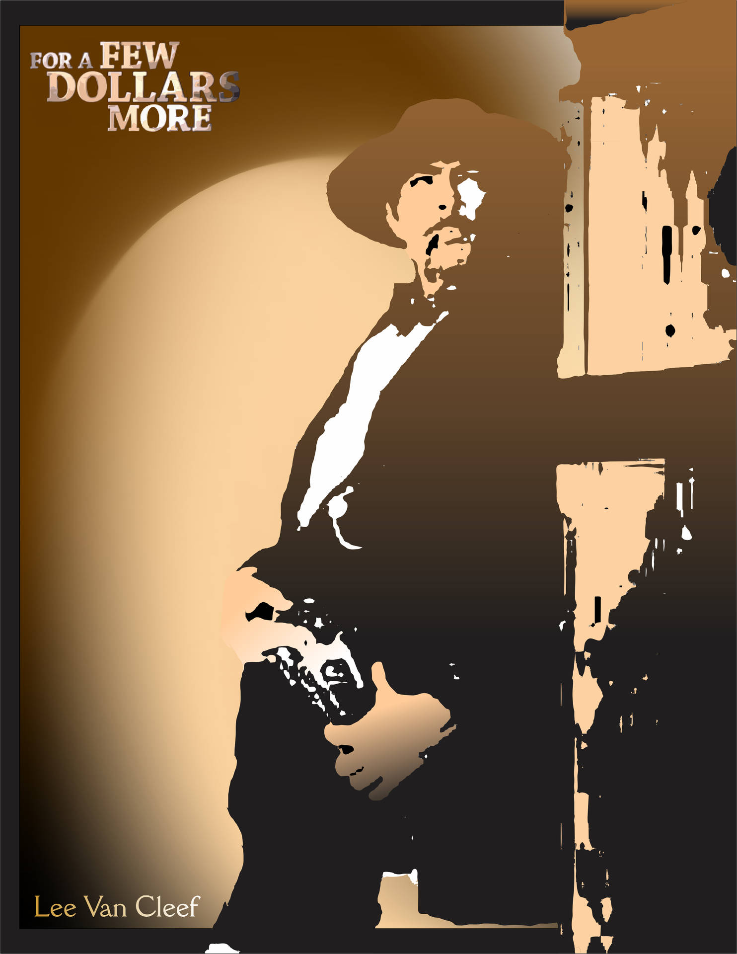 Lee Van Cleef Few Dollars More Poster