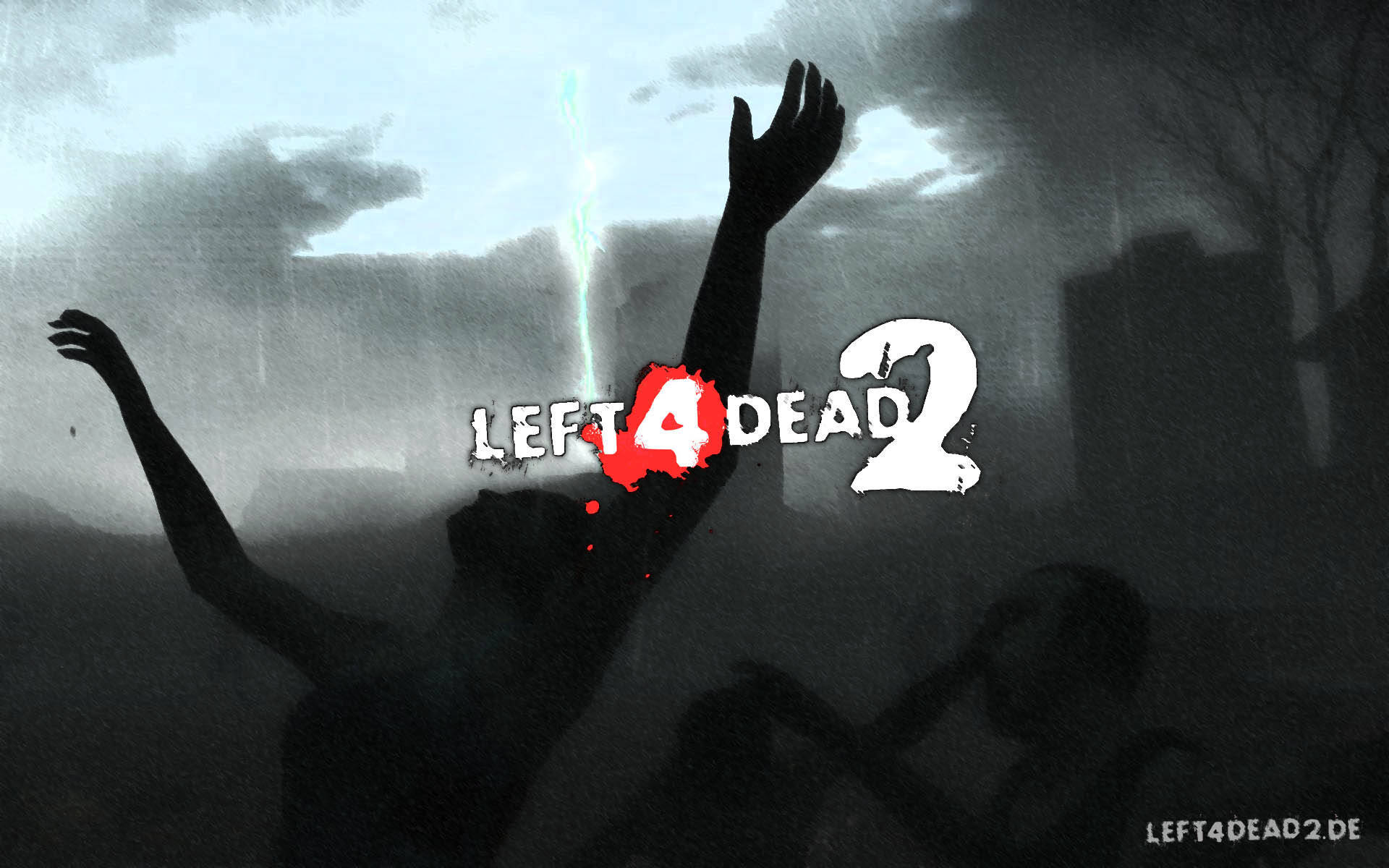 Left 4 Dead 2 Silhouette Title Poster