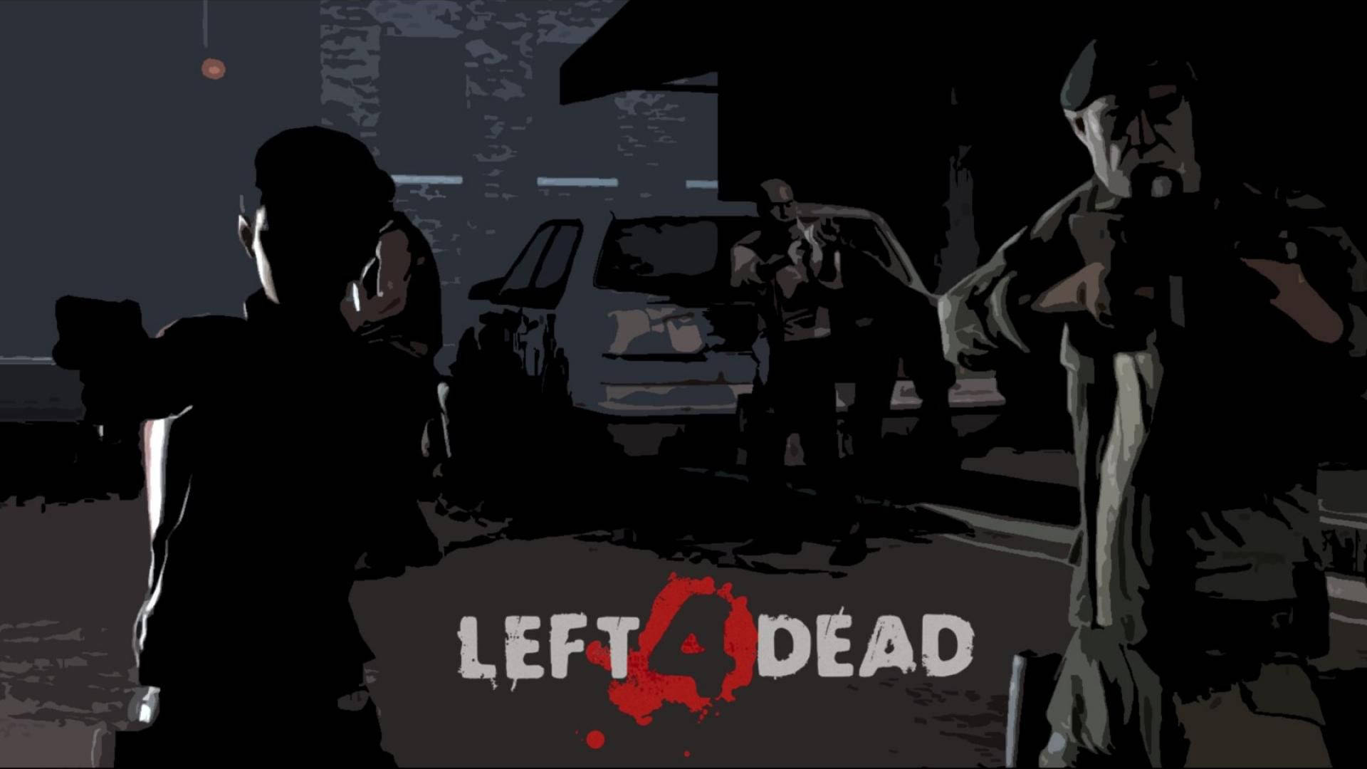 Left 4 Dead Dark Poster Background