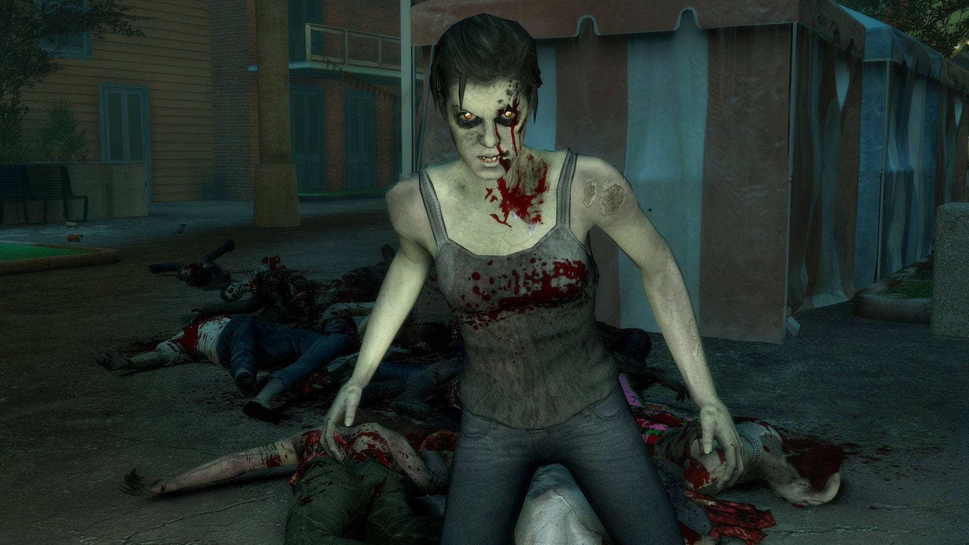 Left 4 Dead Infected Zombie Girl Background