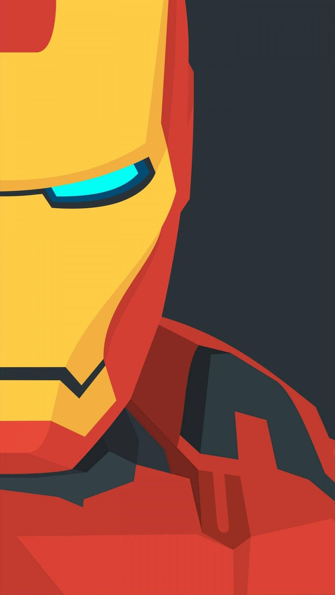 Left Side Iron Man Android Background