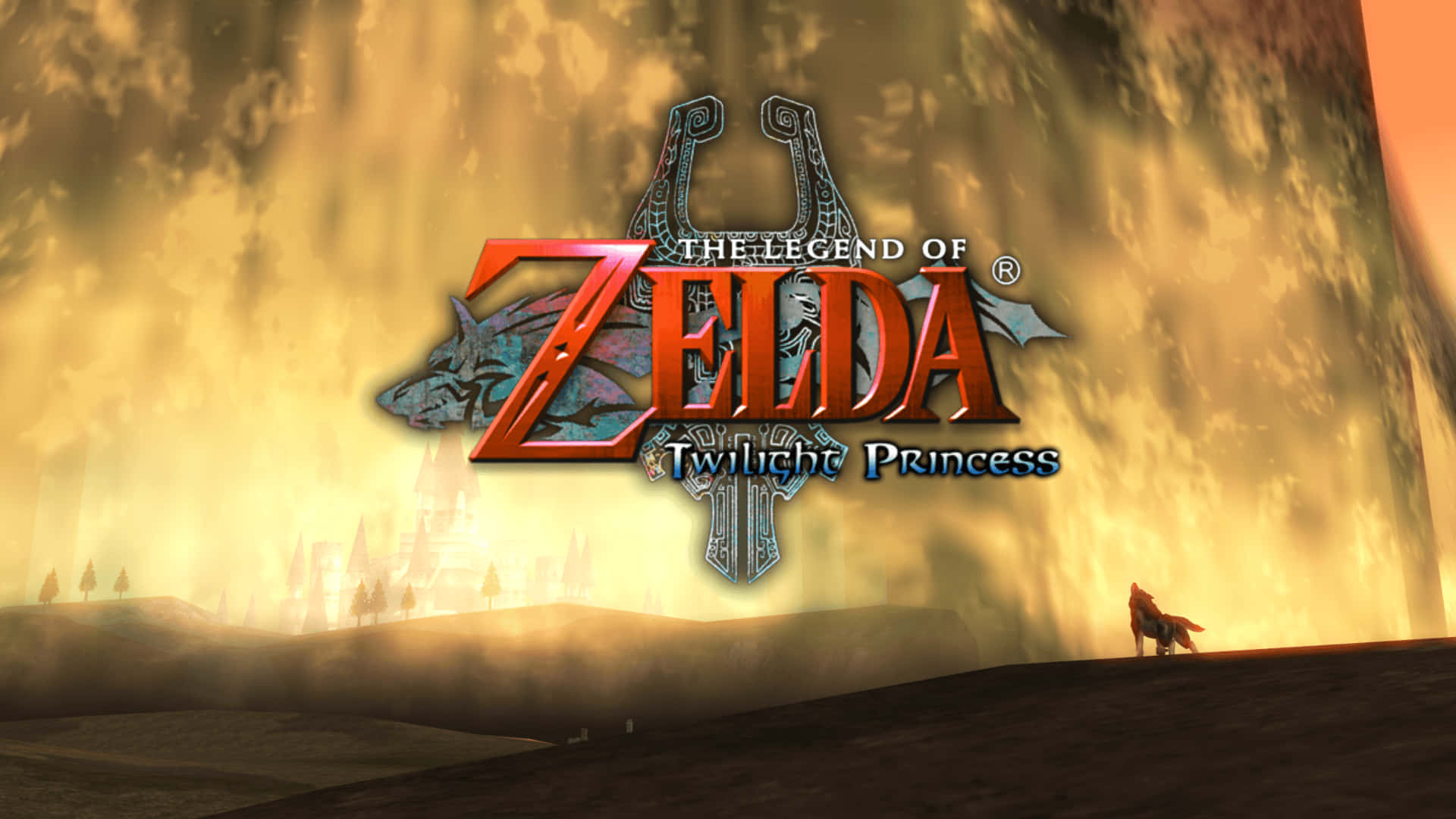 Legend Of Zelda Twilight Princess Logo Art Background