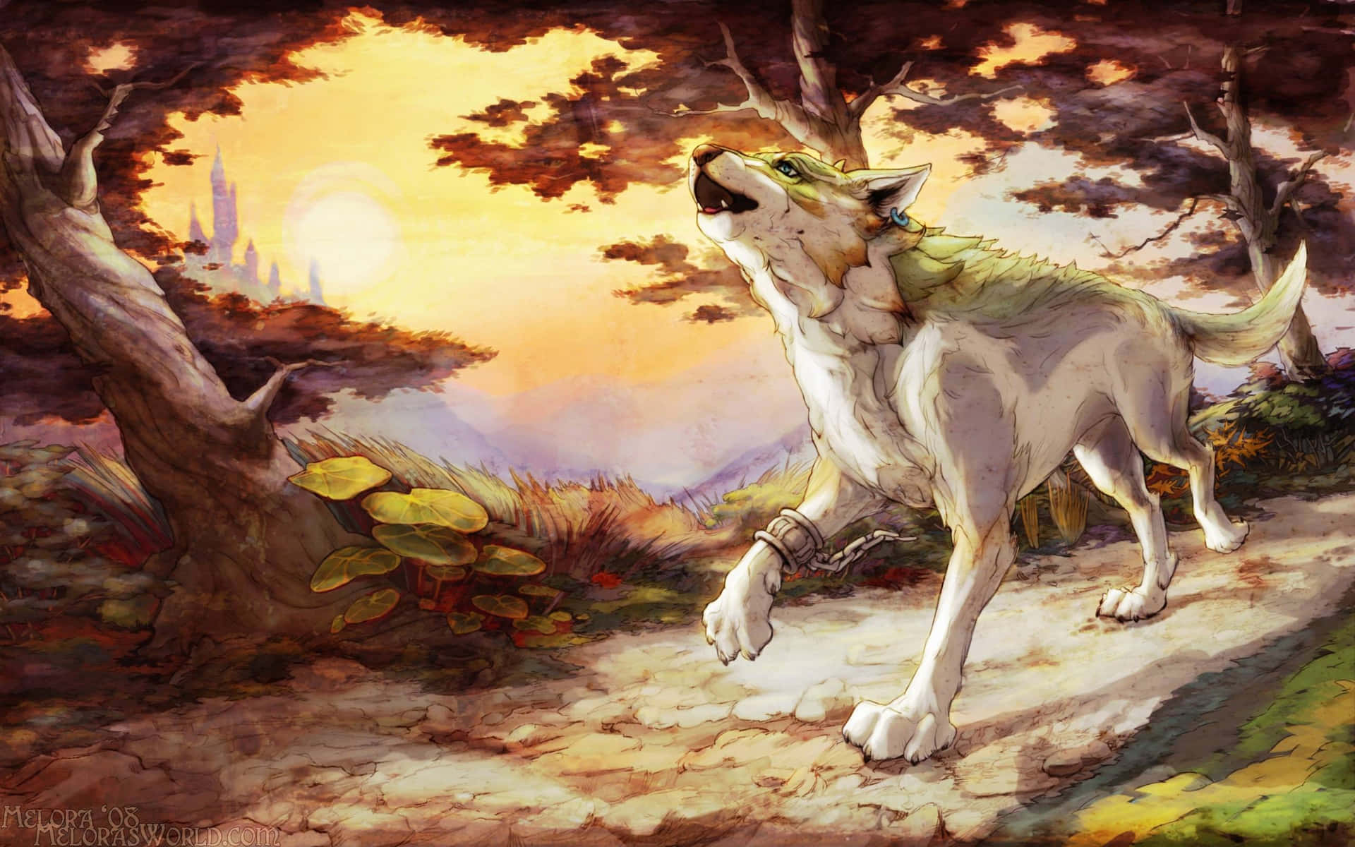 Legend Of Zelda Twilight Princess Wolf Link Background