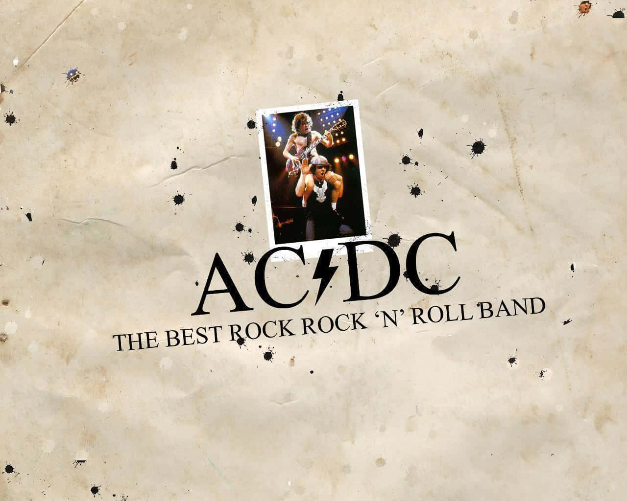 Legendary Ac/dc Band In Concert Background