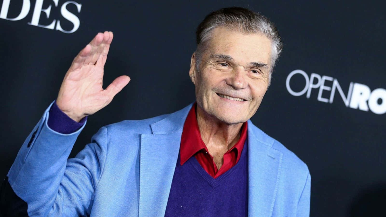 Legendary Actor Fred Willard Smiling Background