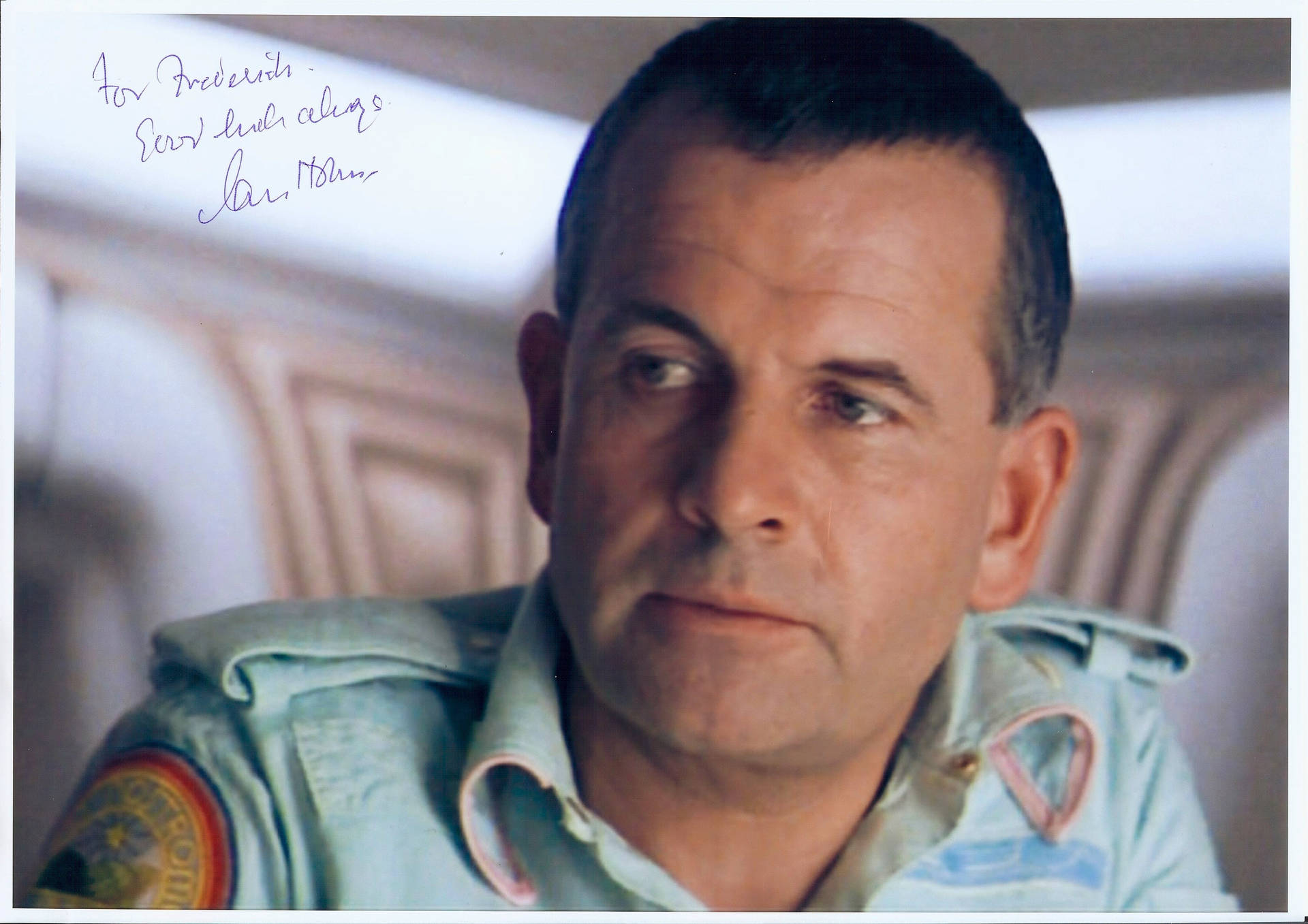 Legendary Actor Ian Holm In His Iconic Role As Ash In The Movie Alien.