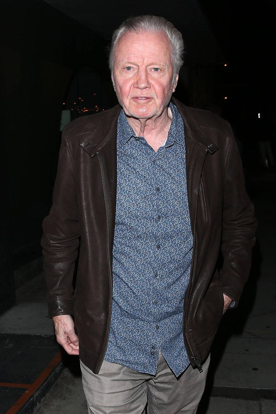 Legendary Actor Jon Voight In Casual Attire