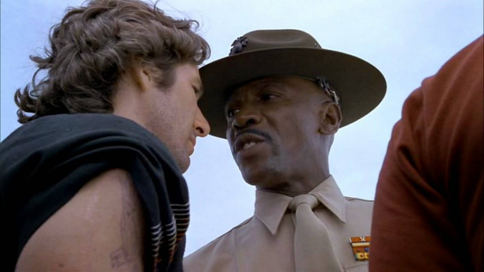 Legendary Actor Louis Gossett Jr In 'an Officer And A Gentleman' Movie. Background