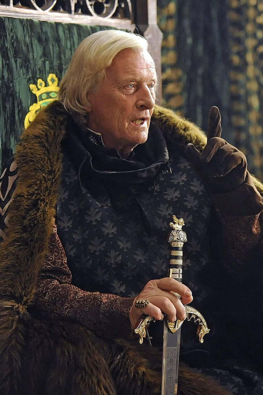 Legendary Actor Rutger Hauer In Galavant Tv Series Background