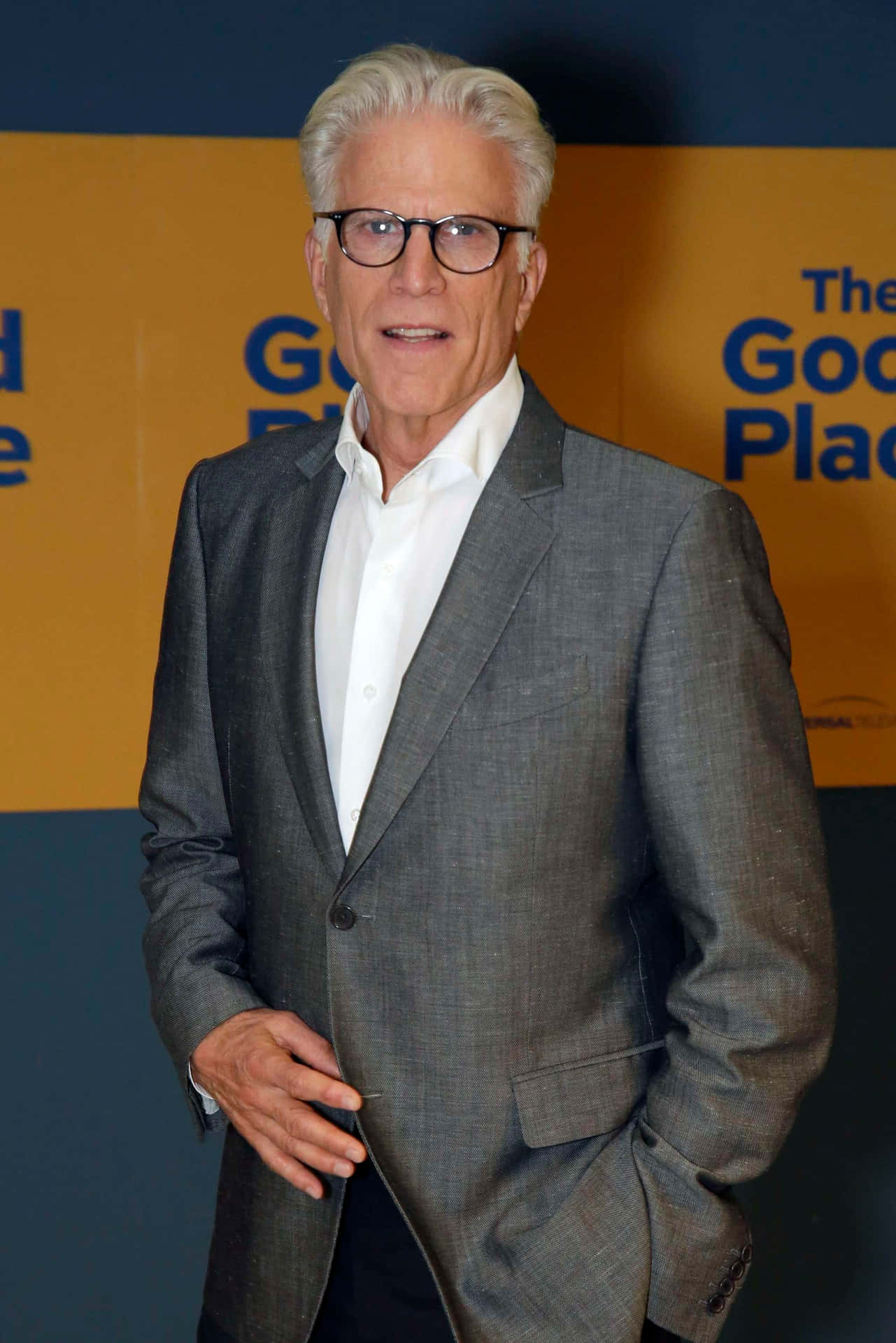 Legendary Actor Ted Danson In A Candid Moment Background
