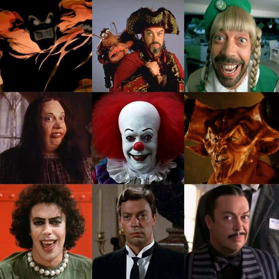 Legendary Actor Tim Curry In A Memorable Portrait Background