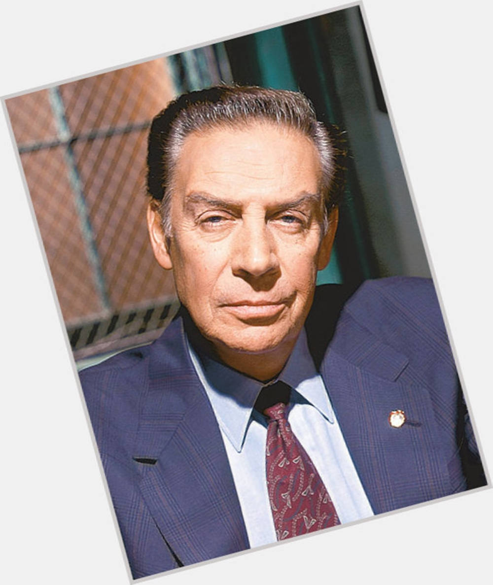 Legendary American Actor Jerry Orbach Portraying Detective Lennie Briscoe