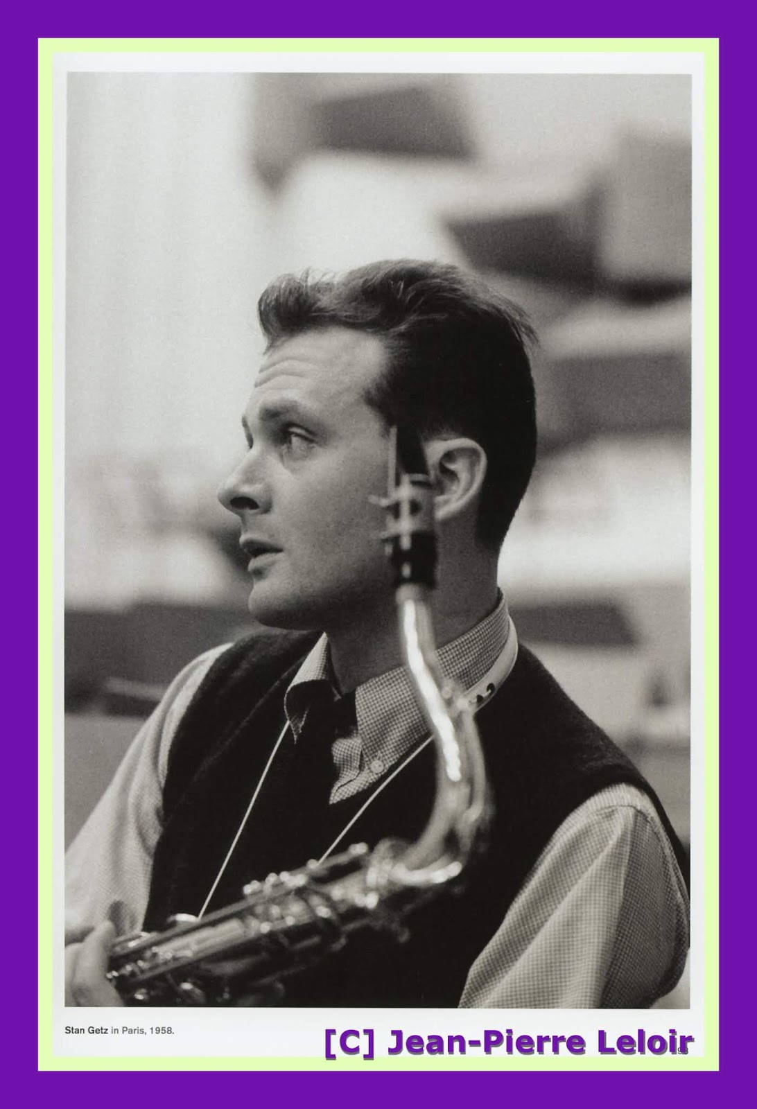 Legendary American Saxophonist Stan Getz In 1959