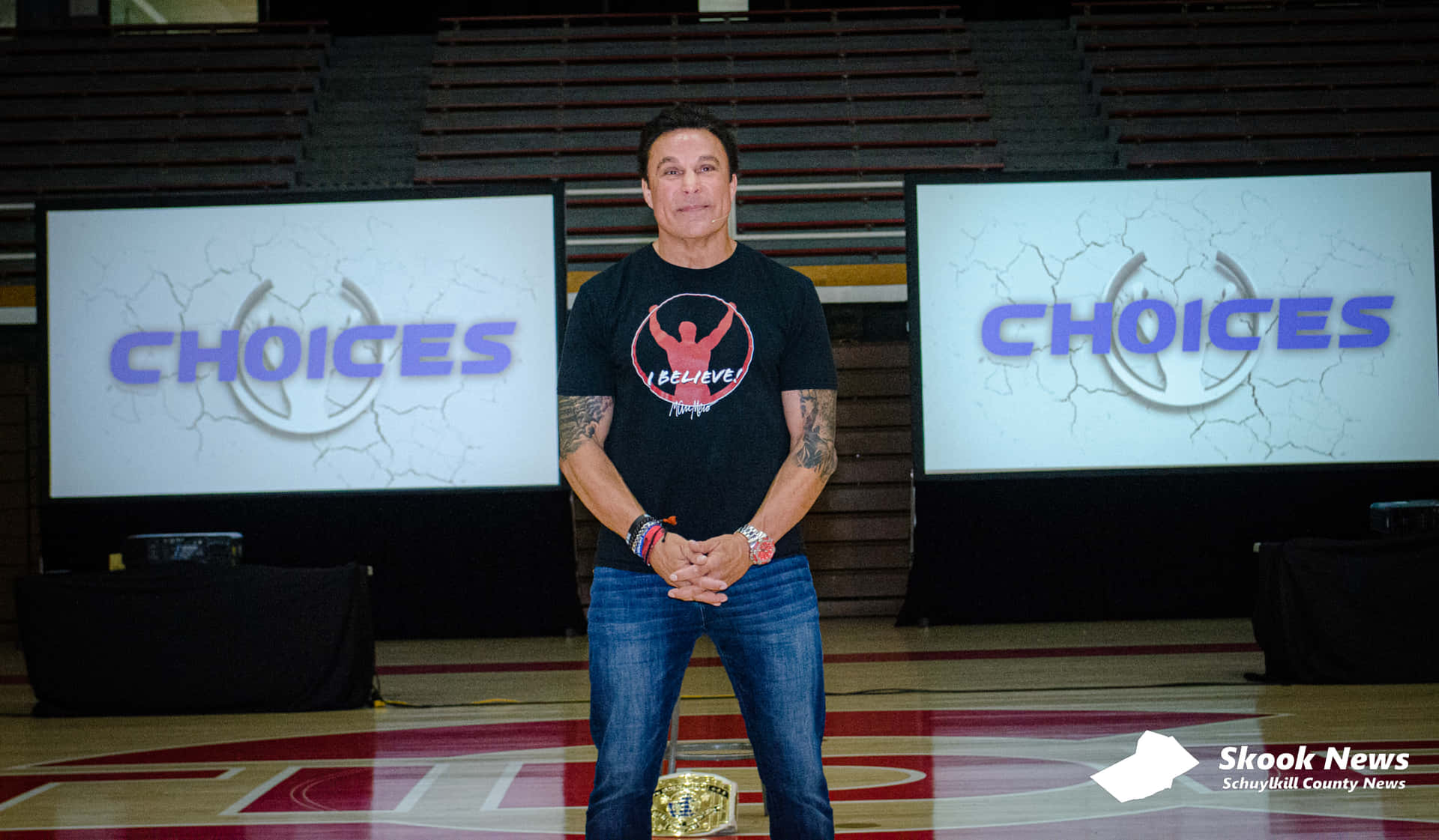 Legendary American Wrestler, Marc Mero In Action Background