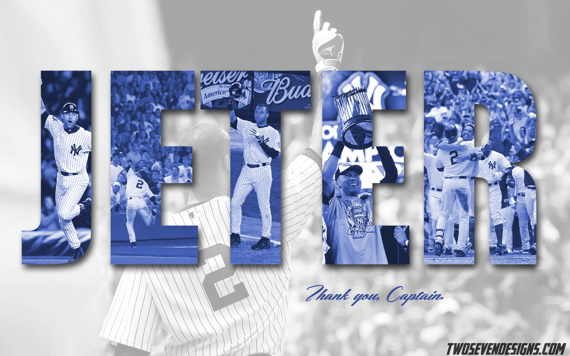 Legendary Baseball Player Derek Jeter Background