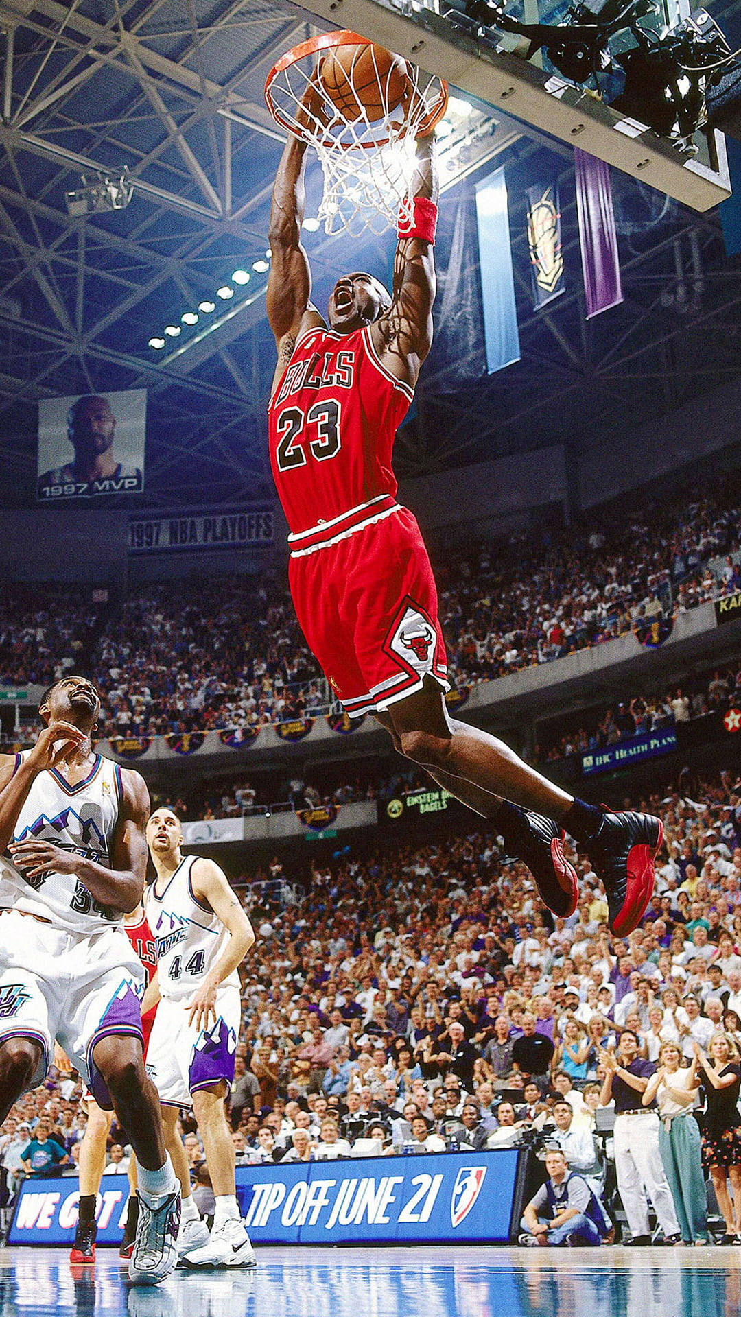 Legendary Basketball Player Michael Jordan Leads The Jordan Brand Background