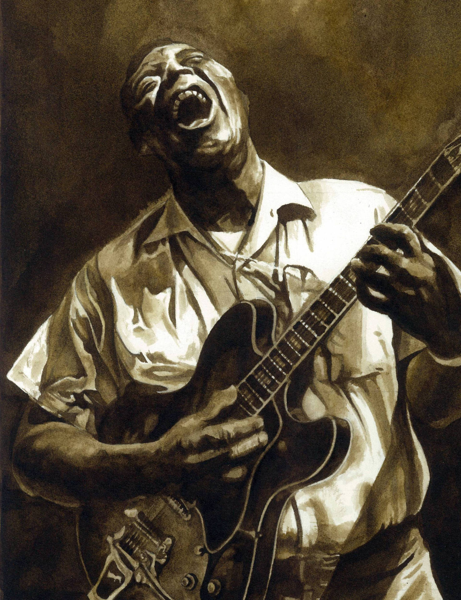 Legendary Blues Maestro, Howlin' Wolf Background