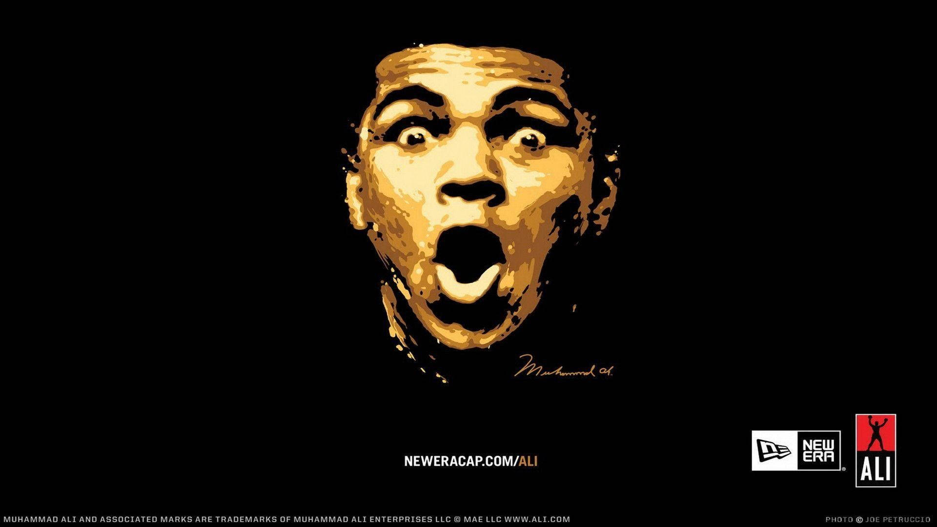 Legendary Boxer And 3-time World Heavyweight Champion, Muhammad Ali. Background