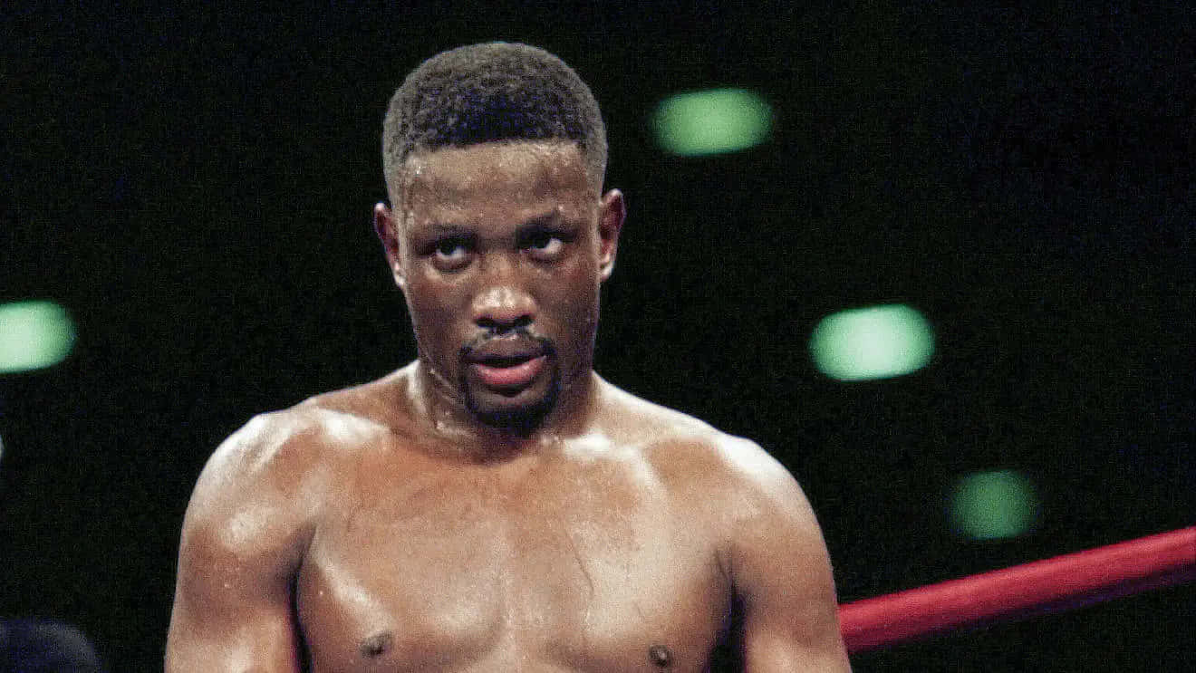 Legendary Boxer Pernell Whitaker Eyeing His Opponent In The Ring