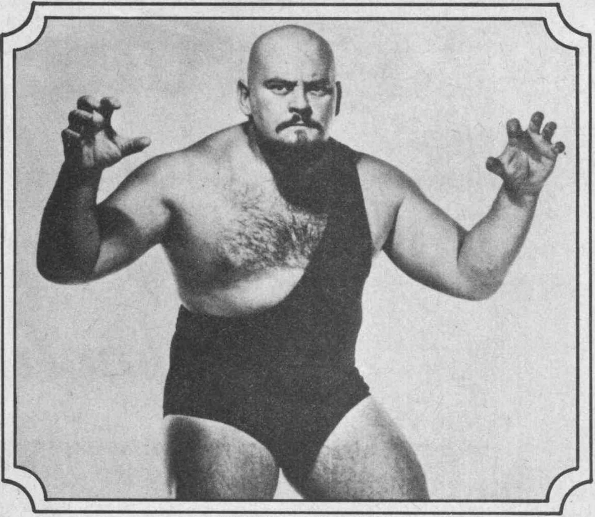 Legendary Canadian Wrestler Ivan Koloff In 1973 Background