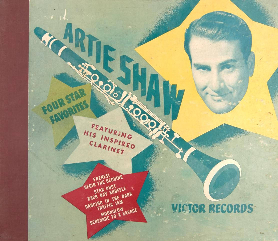 Legendary Clarinetist Artie Shaw On 'four Star Favorites' 1943 Album Cover