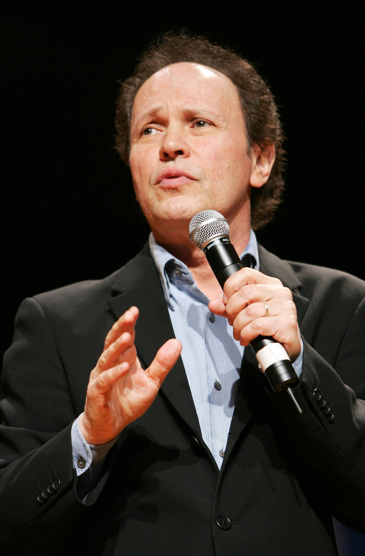 Legendary Comedian And Actor Billy Crystal Performs Onstage Background