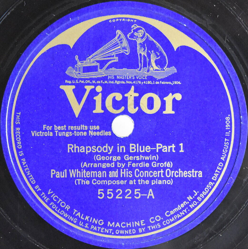 Legendary Conductor Paul Whiteman Performing Rhapsody In Blue Background