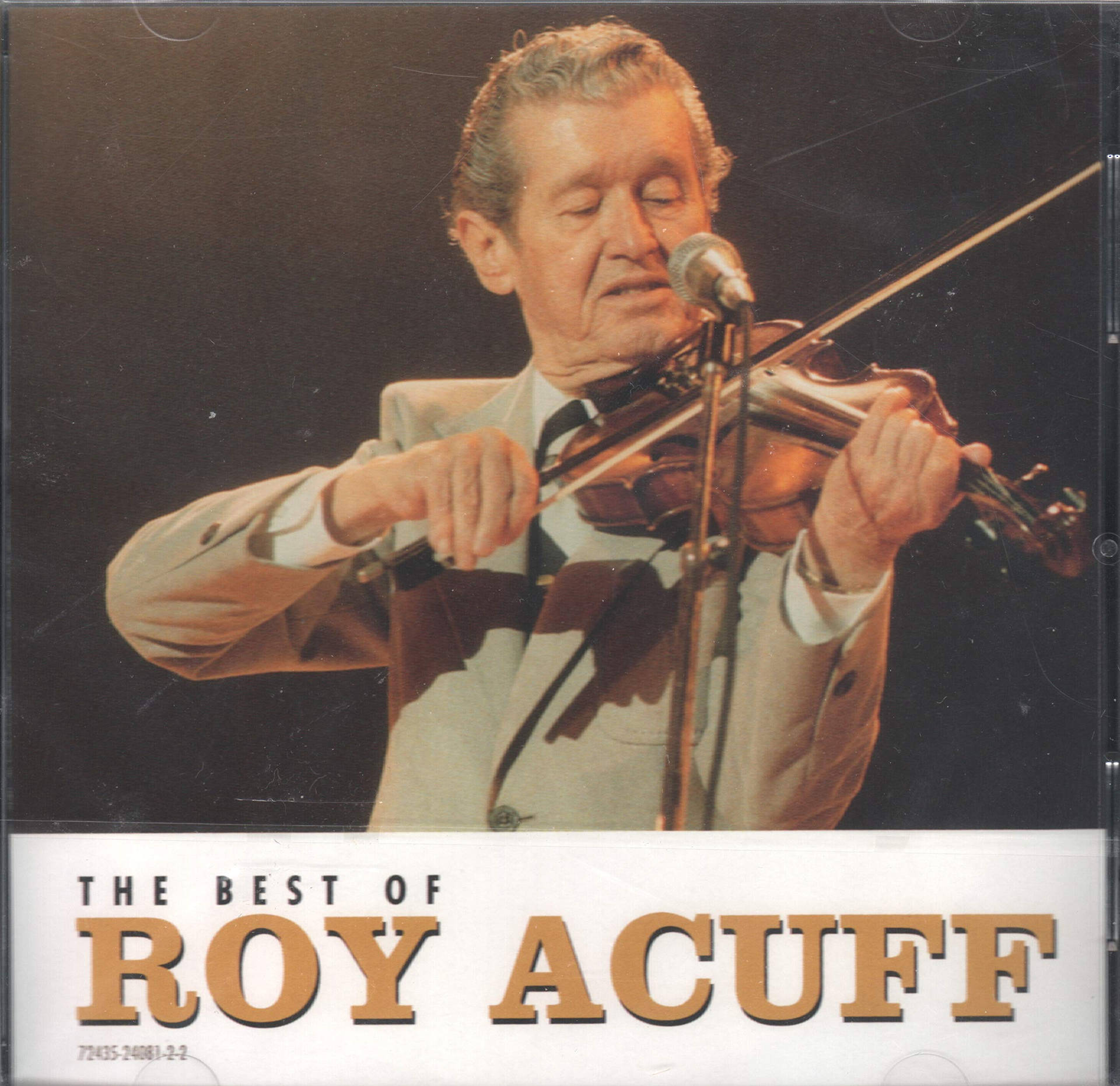 Legendary Country Music Star Roy Acuff Playing Violin Background