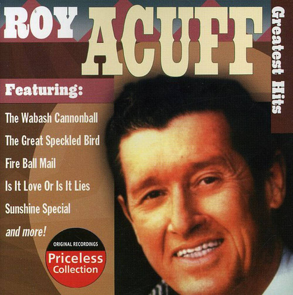 Legendary Country Musician, Roy Acuff's Greatest Hits Album Cover Background