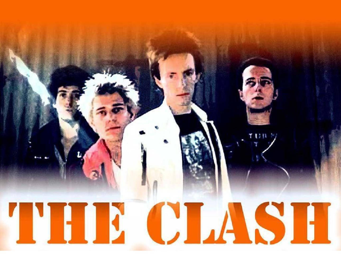 Legendary English Rock Band - The Clash Background