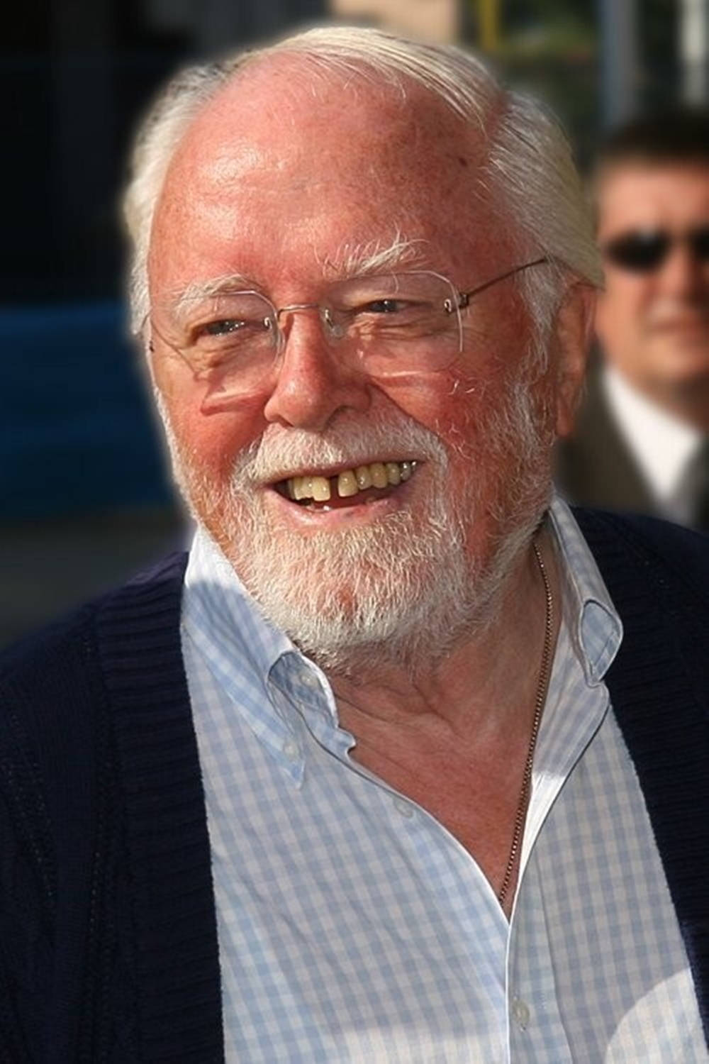 Legendary Filmmaker Richard Attenborough In Classic Black And White