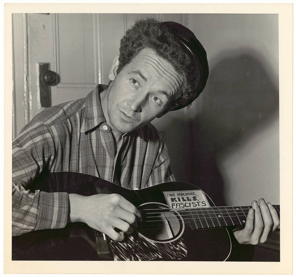 Legendary Folk Music Icon, Woody Guthrie Background