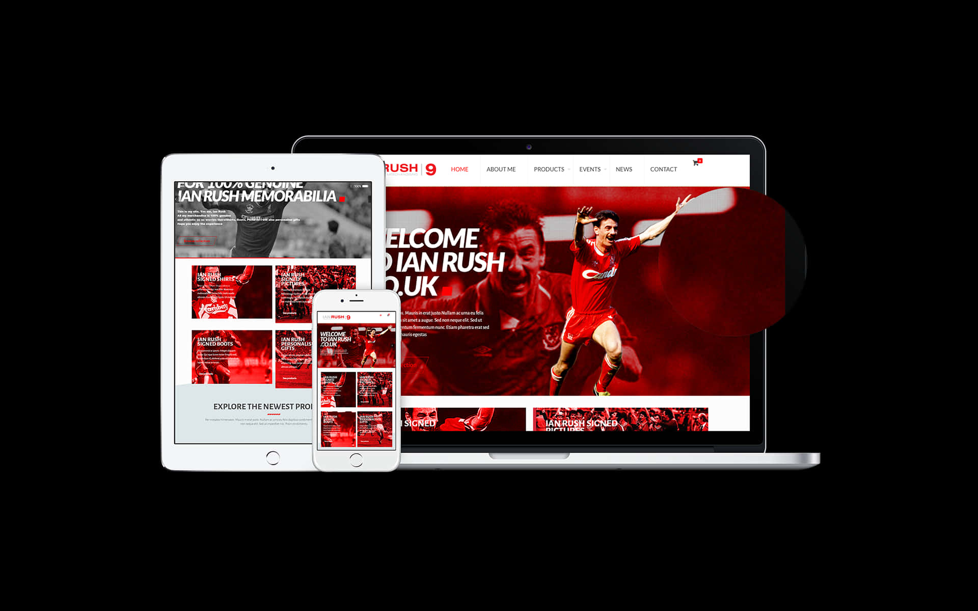Legendary Football Figure Ian Rush Background