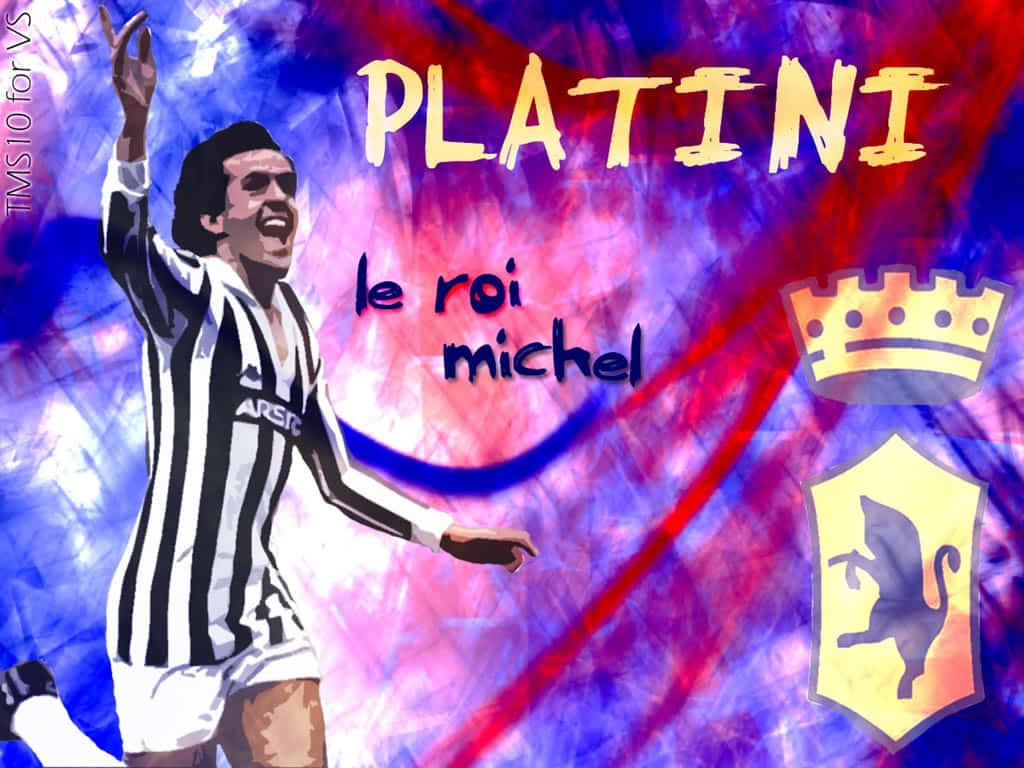 Legendary Football Star Michel Platini Background