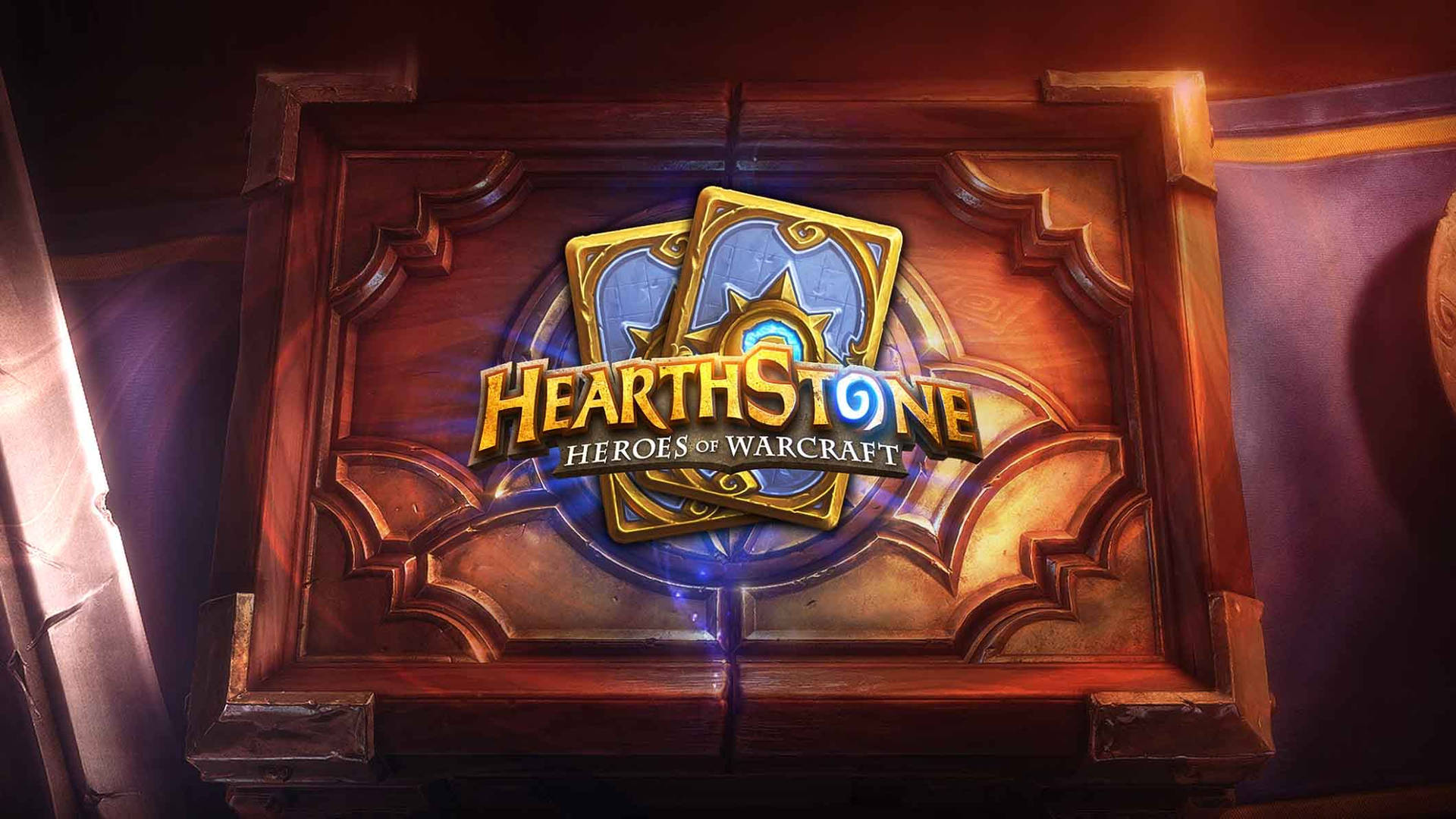 Legendary Hearthstone Card Game In Action Background