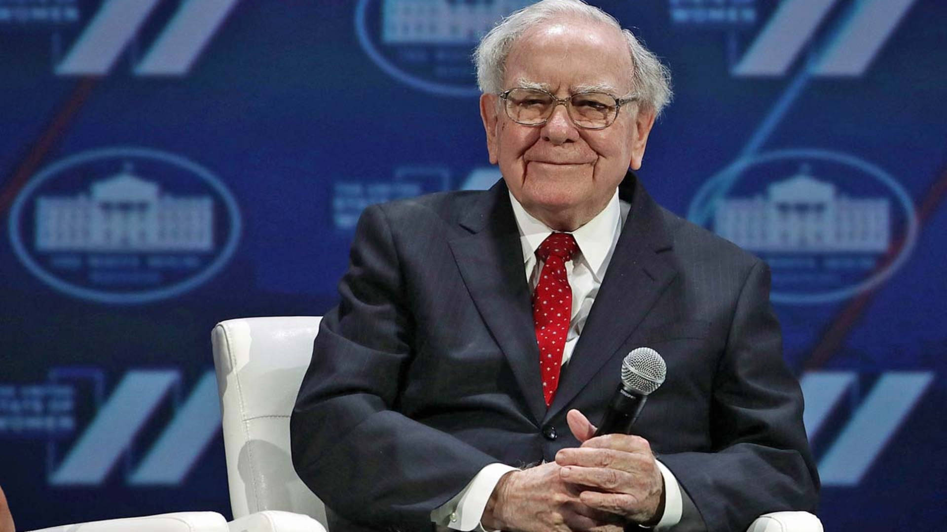 Legendary Investor Warren Buffett At The White House Event