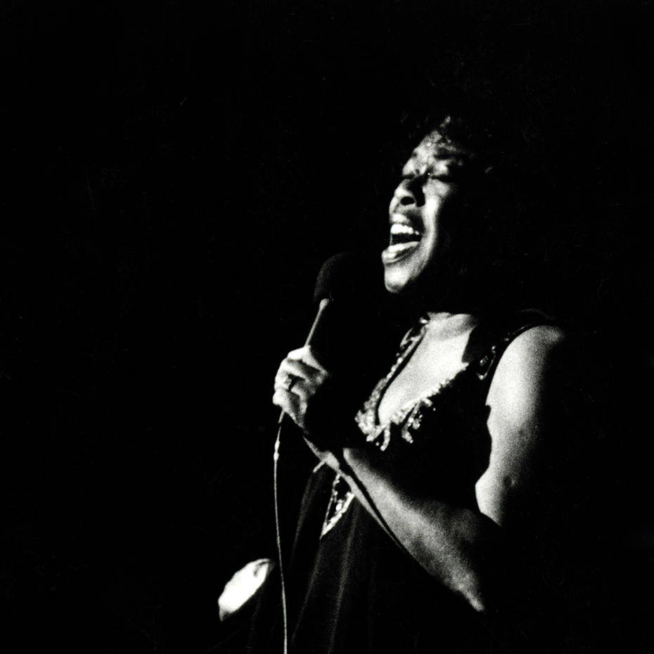 Legendary Jazz Singer Sarah Vaughan Background