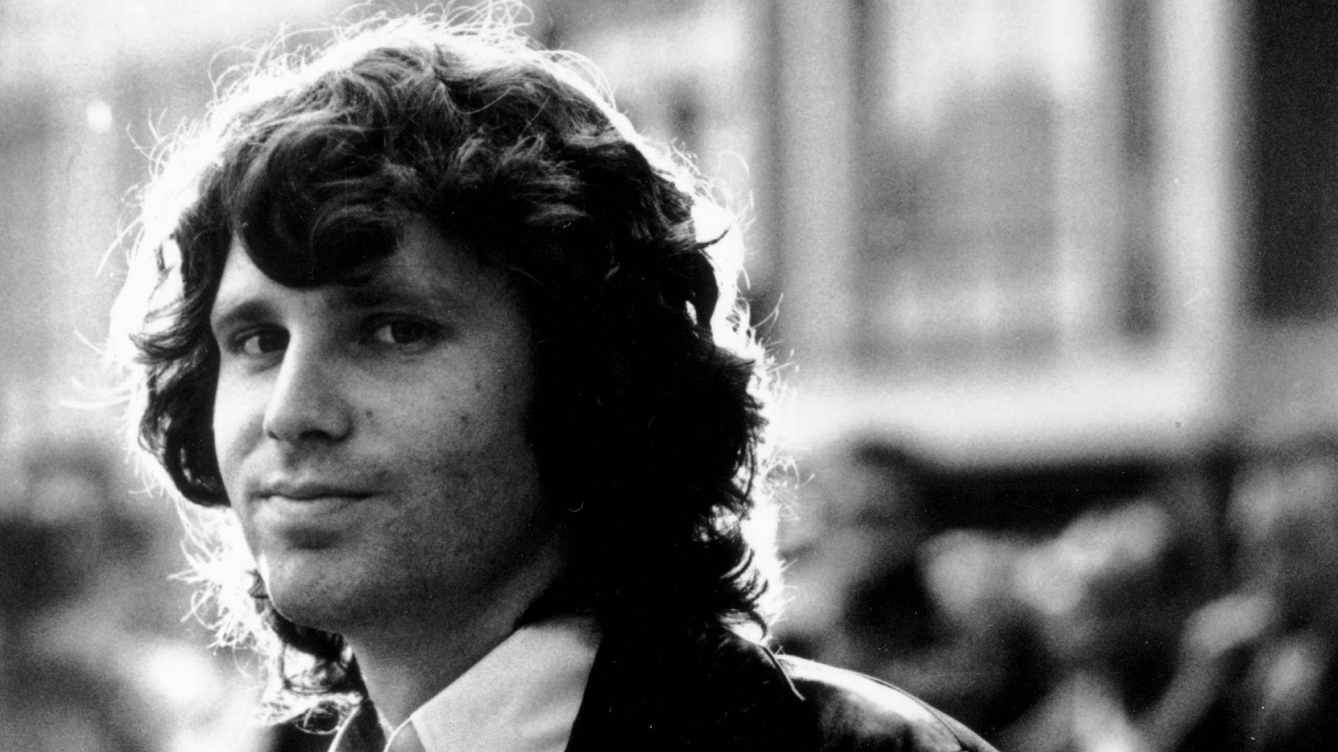 Legendary Jim Morrison With A Charming Smile
