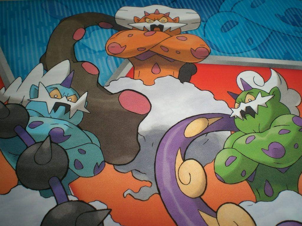 Legendary Landorus, Thundurus, Tornadus Background