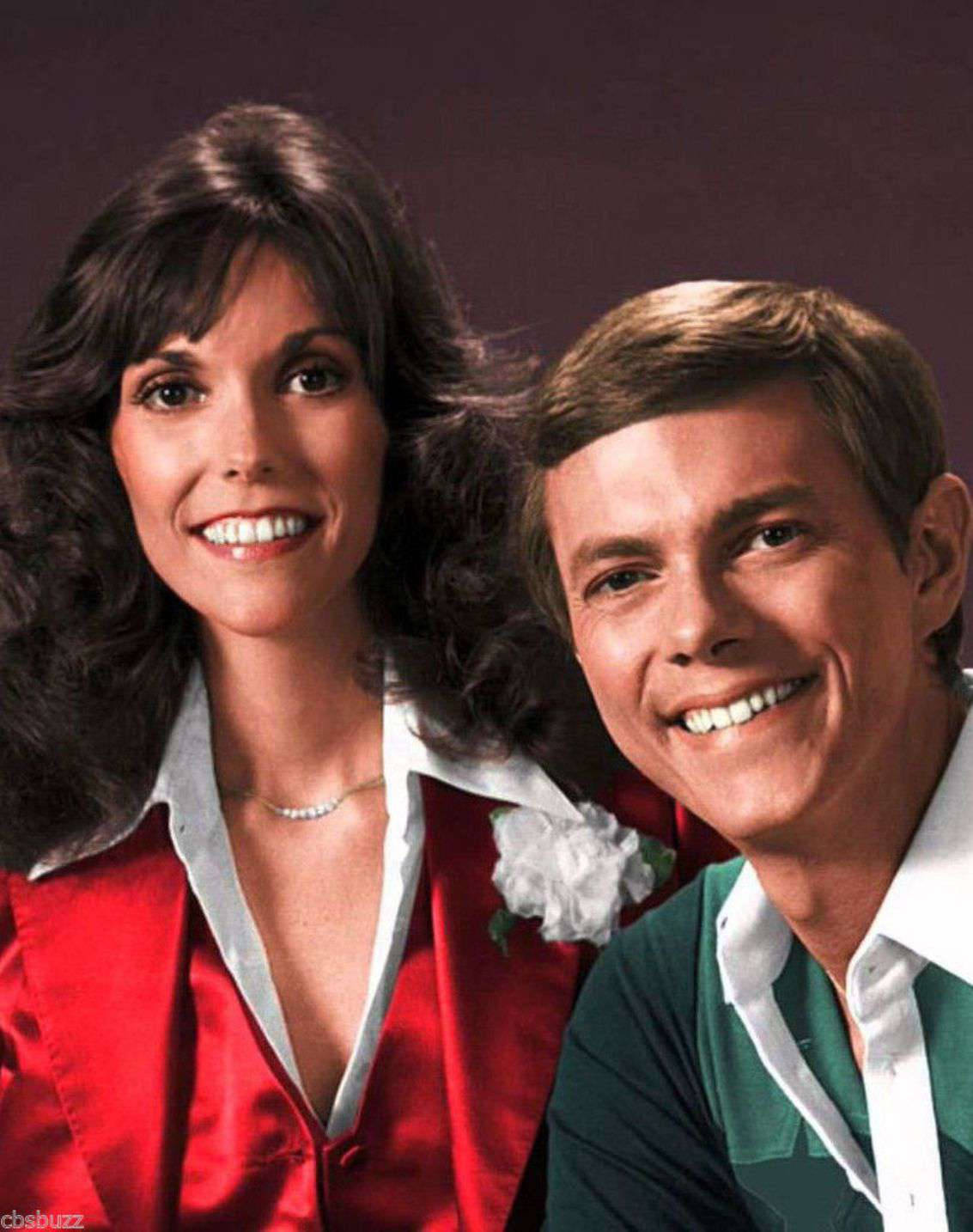 Legendary Musical Duo 'the Carpenters' Performing On Stage In 1977