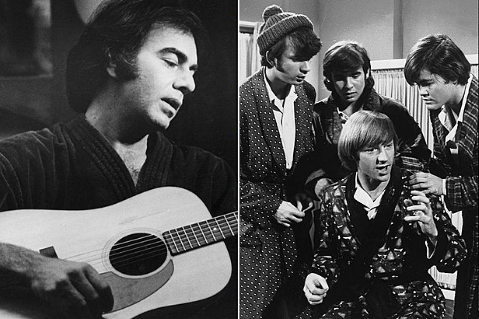 Legendary Musician Neil Diamond With The Monkees Band