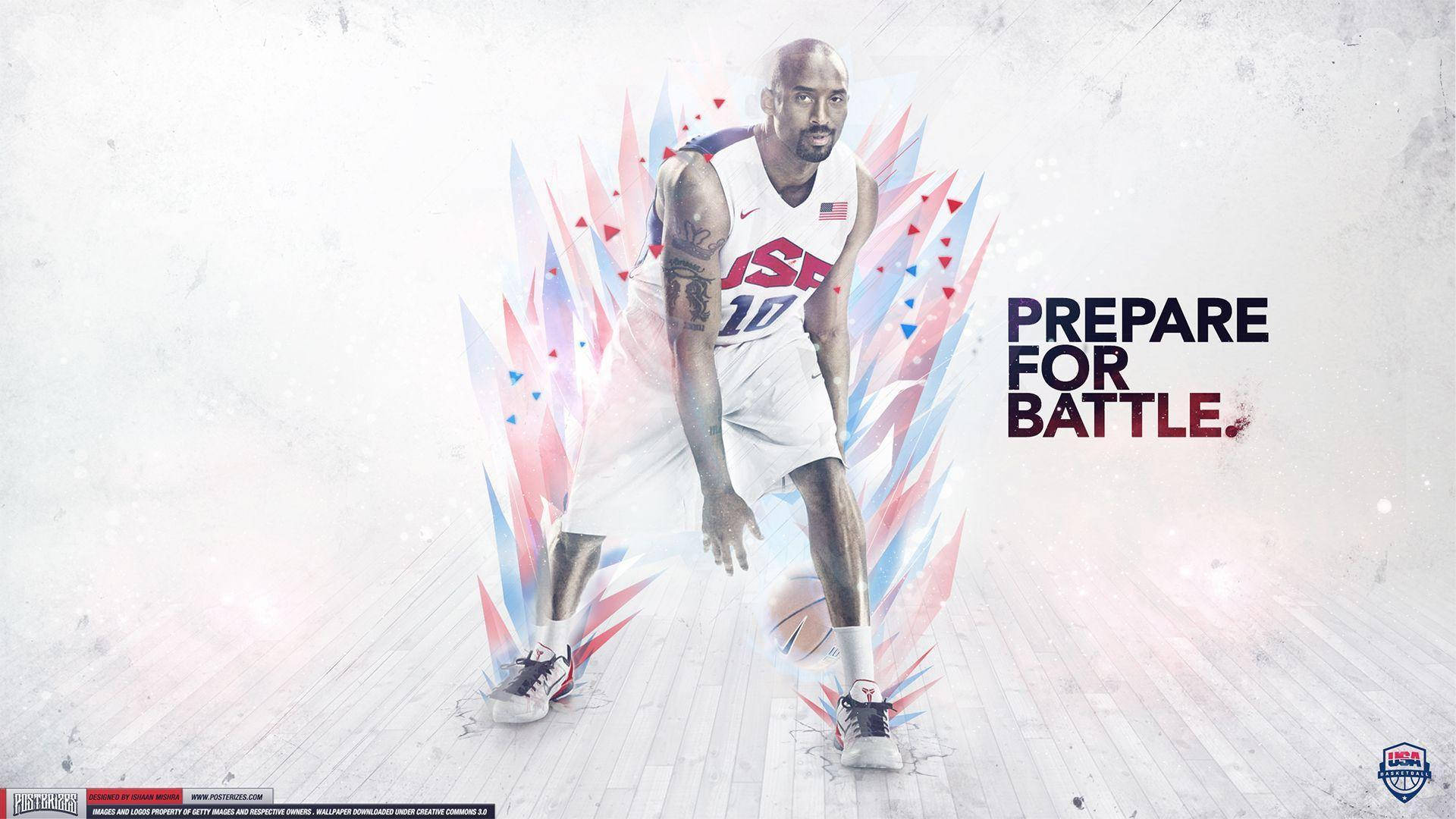 Legendary Nba Player, Kobe Bryant Background