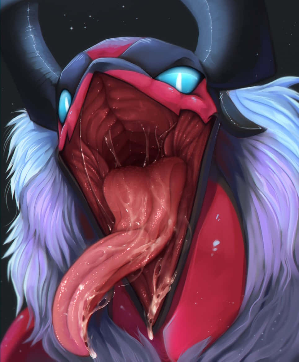 Legendary Pokemon Yveltal Face Up Close Background