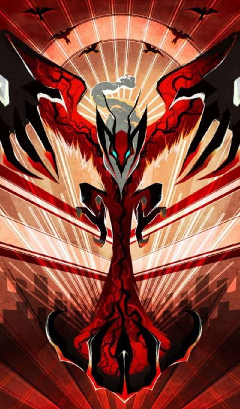 Legendary Pokemon Yveltal Red Aesthetic