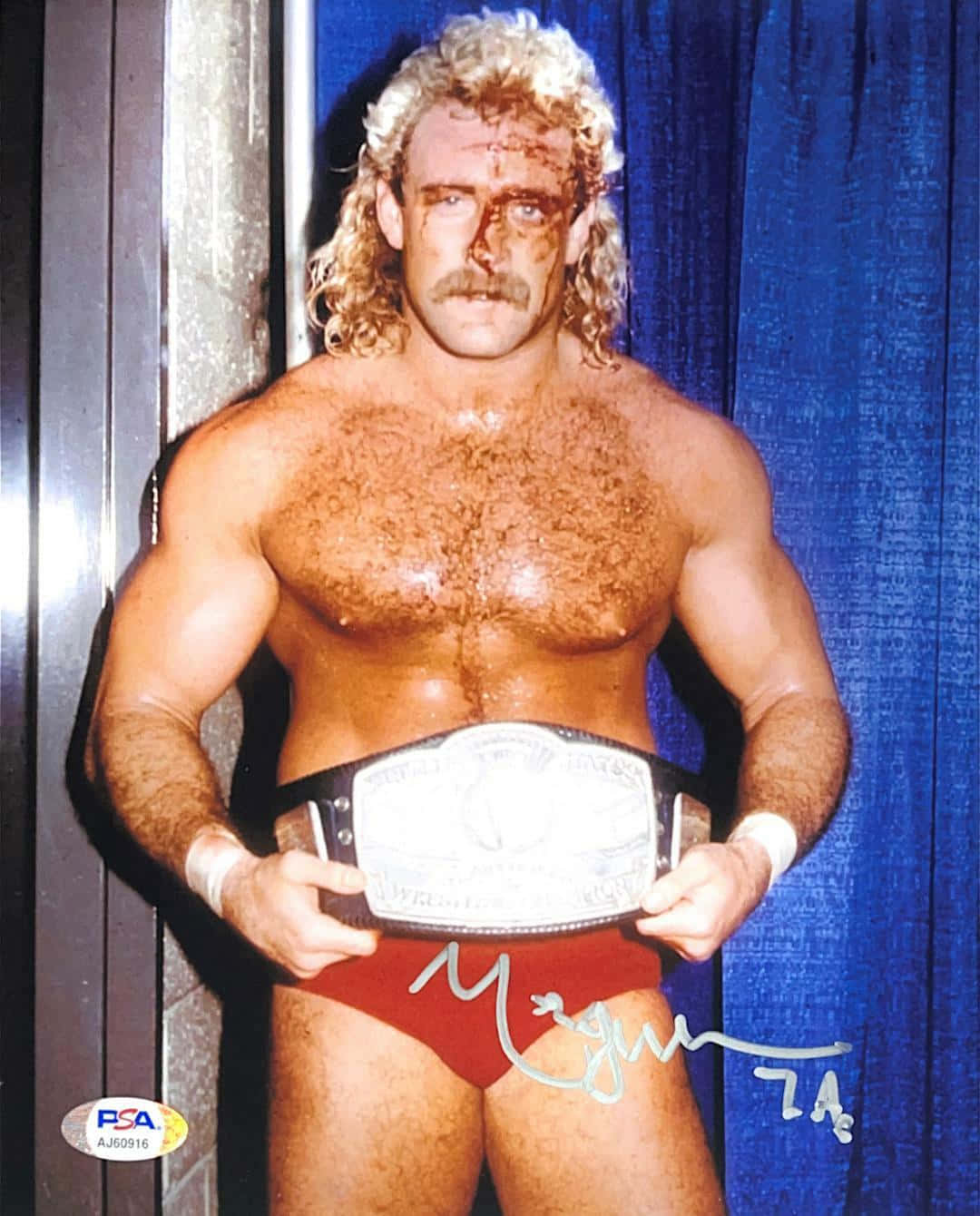 Legendary Pro Wrestler Magnum Ta In Signature Pose