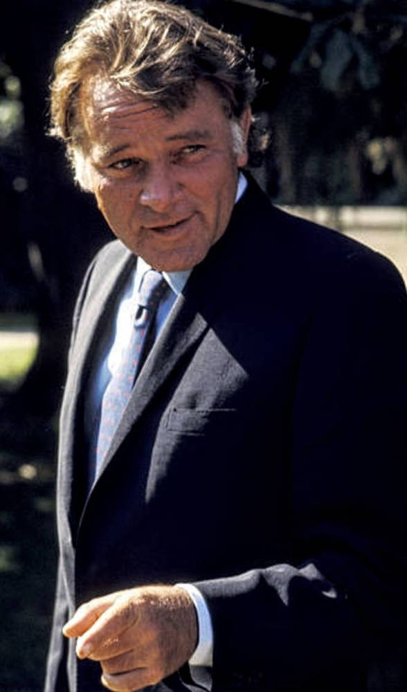 Legendary Richard Burton In Tailored Suit