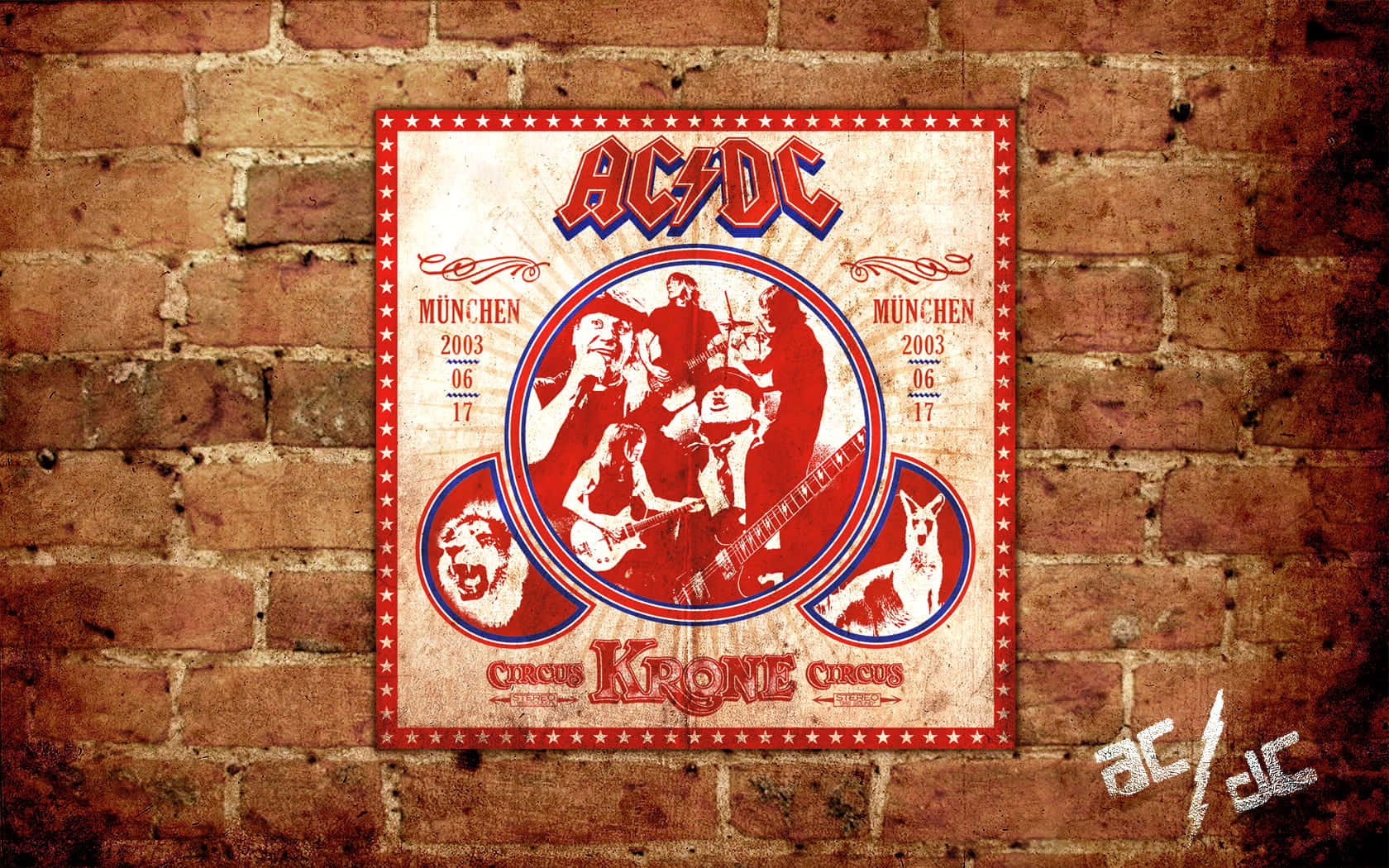 Legendary Rock Band Ac/dc In Concert Background