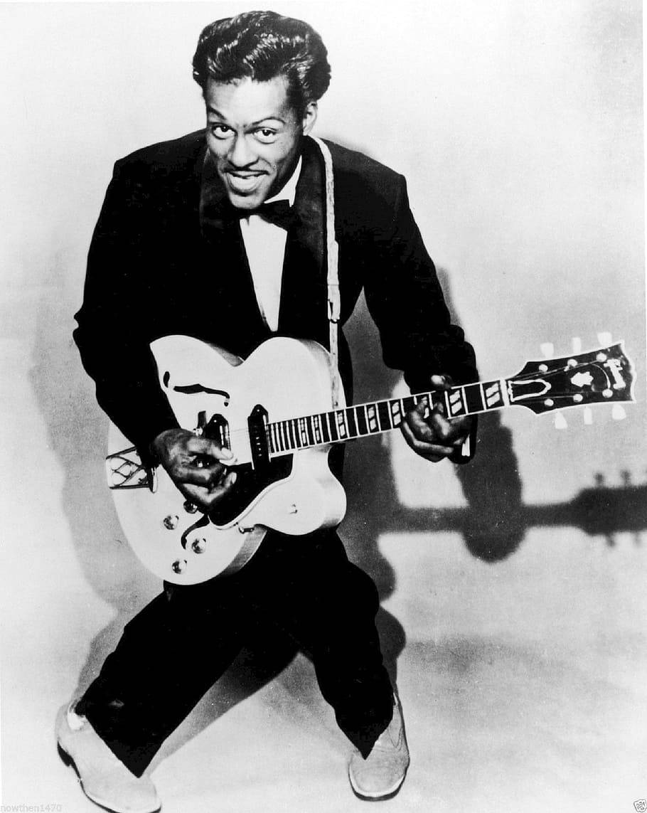 Legendary Rock 'n' Roll Icon - Chuck Berry Background